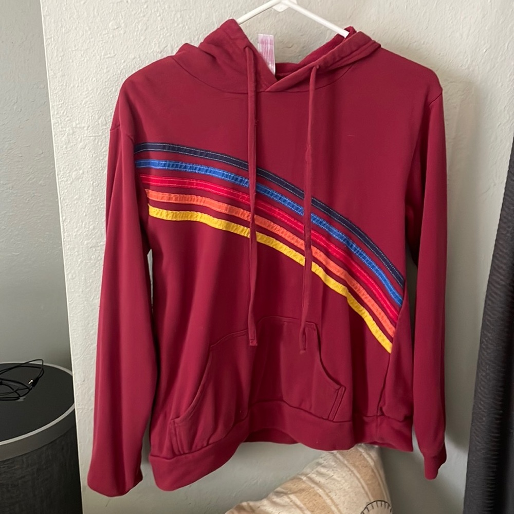Maroon LOVE hoodie